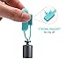 BeneStellar Fitbit Flex 2 Silicone Clip Holder, Silicone Clip Holder Built-in Smart Strong Magnetic Clasp Strap for Fitbit Flex 2,No Tracker (1-Pack Teal)