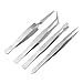 Creative Hobbies 4 Piece Tweezers - Craft Jewelry Beauty Nail Art Hobby Picking Tool