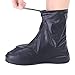 VXAR Rain ShoeCover Waterproof Overshoe Black1 4XL