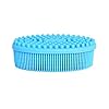 Silicone-Body-Brush-Soft-Body-Scrubber-Shower-Brush-Exfoliating-Cleaning-Brush-Comfortable-Face-Skin-Massage-Tool-Blue Silicone Body Brush, Soft Body Scrubber Shower Brush Exfoliating Cleaning Brush, Comfortable Face Skin Massage Tool…