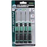 Eclipse Tools SD-081G Pro's Kit Tri-Wing Precision Screwdriver Set with 4 Pieces