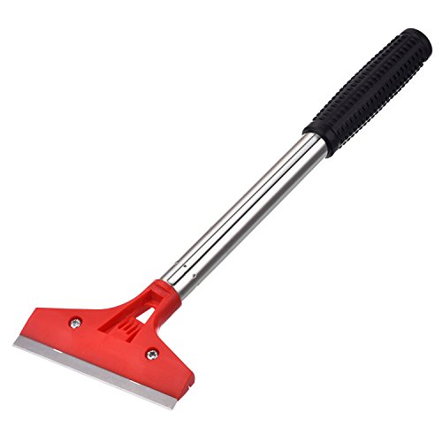 image for BBTO Long-handle Floor Wall Scraper Tool with 4 Inch Blade for Wallpap