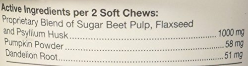 NaturVet – Stool Ease for Dogs – 40 Soft Chews – Helps Maintain Regular Bowel Movements – Enhanced with Sugar Beet Pulp, Flaxseed & Psyllium Husk – 40 Day Supply