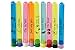 Doob Tube Funnies Cigarette Plastic Travel Tubes | Medical RX Herb Storage Container | Airtight Smell Proof Smoking Accessories | 9 Tube Bundle, Large Size