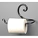 GoCraft Handmade Bathroom Lavatory Toilet Paper Holder and Dispenser Wall Mount, Wrought Iron Forged Metal