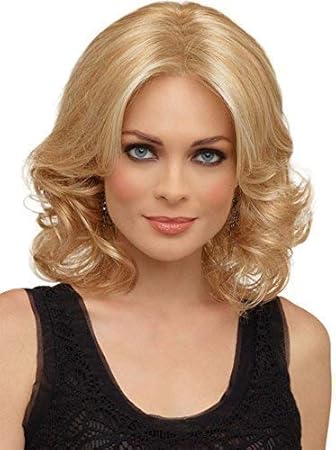 Amazon Com Smartfactory Medium Natural Golden Blonde Wavy Fluffy