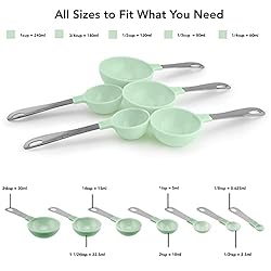 Cook with Color 12 PC Measuring Cups Set and