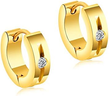 DuDuDu Titanium steel men and women fashion simple earrings ear buckle