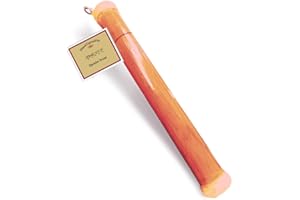 B.N.D TOP Large Rain Stick for Meditation Musical Instrument Rainstick for Adults Percussion Instruments for Adults Wooden African Party Favor Rain Makers (Natural) Designed in the USA