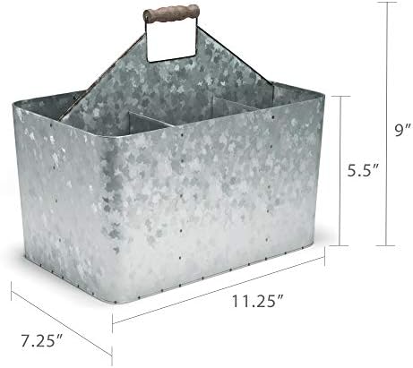 Classic wooden drinks carrier with intricate designs available for a deal at $27.95.