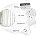 Shower Curtain or Liner with Hooks Waterproof Eco Friendly & PVC-Free Fabric Shower Curtain Liner for Bathroom Bath Tub 72x80 inches