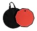 Tromme Drum Practice Pad & Carrying Case – 12 Inches – Silicone – Wooden Base with Real Drum Feel – Practice Quietly -Sticks and Stand NOT INCLUDED (Red)