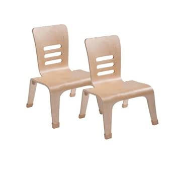 ECR4Kids Teacher Bentwood Chair 12-Inch, 2-Pack, Natural : Amazon.ca
