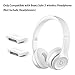 Replacement Metal Hinge Clip Cover & Pin Repair Parts Kit Compatible with Solo 3 Solo3 Wireless Headphones (White)