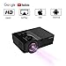 2019 Newest Version-Mini Projector 1080P 5000Hrs Lamp Life,HD LED with 180” Display and 1080P Support, Compatible with TV Box, PS4, HDMI, VGA,TF, AV and USBthumb 2