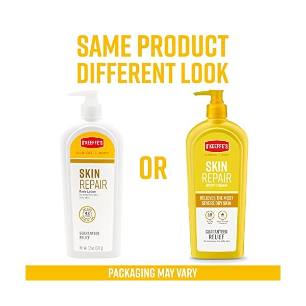 OKeeffes-Skin-Repair-Body-Lotion-and-Dry-Skin-Moisturizer-Pump-Bottle-12-ounce O'Keeffe's Skin Repair Body Lotion and Dry Skin Moisturizer, Pump Bottle, 12 ounce