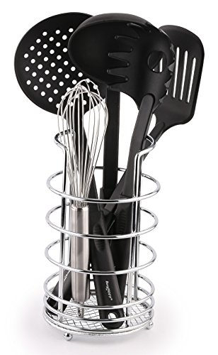 Estilo Utensil Holder Chrome Finish