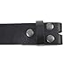 NPET Men's Genuine Leather Belt Full Grain Snap On Belts 1.5
