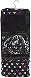 Multicolored Paw Print Cosmetic Makeup Organizer Hanging Bag
