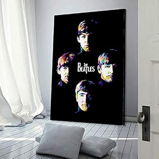 XYDQ Poster décoratif sur toile The Beatles pour salon, chambre à coucher 40 x 60 cm – Image 3