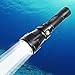 TurnRaise Scuba Diving Light, Diving Flashlight - 1200 Lumen XM-L2 100M Waterproof Underwater Torch, Bright LED Submarine Safety Light for Underwater Activities and Outdoor Activities(Without Battery)