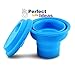 Perfect Life Ideas Collapsible Travel Mug Silicone Bpa-free 16 Ounce Dishwasher Safe Pop up Cup. Cool Funny Unique Camping Travelling Gear Supplies Accessory. Fold Flat for Storage. Brand
