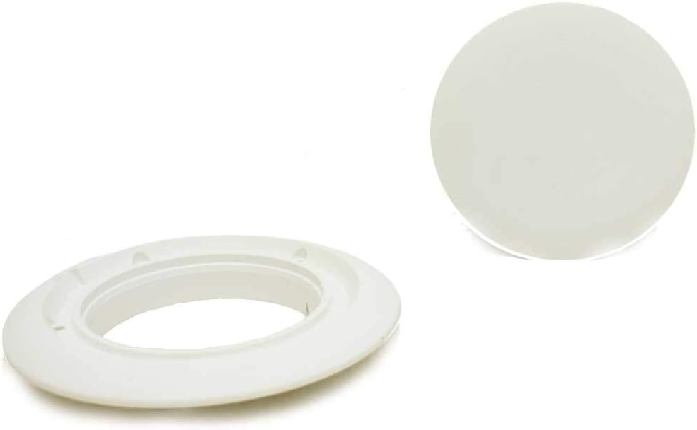 Jim Black Boat Deck Plate 586-4-05 | Pry Out 4 Inch Polar White