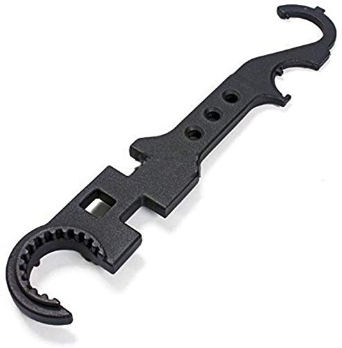 Namvo AR15 M4 Tactical Armorers Rifle Combo Wrench Barrel Nut Stock Tool for Removal and Installation