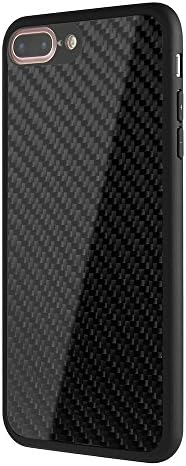 TaCity iPhone 7 Plus Case,TaCity Ultra Thin and Pocket-friendly Strong Slim Carbon Shield Cover for iPhone 7 Plus (5.5") (Gloss Black)