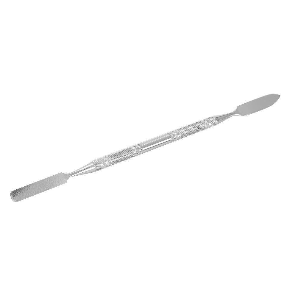 Tiiyee Stainless Steel Wax Spatula Double-ended, SFX Makeup Tool for Scar Prosthetics and Fake Wounds Hygienic Cosmetic Stirring Rod with Nonstick Surface (16 cm)