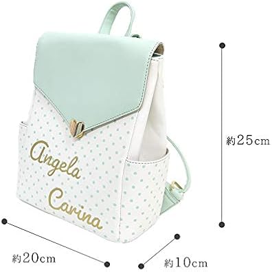 Amazon ミニリュック 女の子 中学生 小学生 かわいい おしゃれ ドット ガールズ リュック レター型 フラップ型 水玉 ジュニア パープル リュックサック
