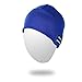 Momoday Bluetooth Music Soft Warm Beanie Hat Cap with Stereo Headphone Headset Speaker Wireless Mic Hands-free for Men Women Speaker Winter Outdoor Sport Best Gift (Blue)