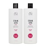 AG Hair Colour Care Sterling Silver Toning Shampoo & Conditioner 33.8oz Duo 