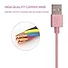 iPhone Charger, IWAVION 2Pack 3FT 8pin Lightning Cable Nylon Braided USB Sync and Charging Cord for iPhone SE 7 7Plus6s 6s+ 6Plus 6, 5s 5c 5,iPad Air mini min2, iPad 4,iPod 5,iPod 7, iOS9. - Rose Gold
