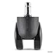 Rolland Office Chair Caster Wheel for Hardwood Floor - Stem Diameter: 11mm, Stem Length: 22mm - 5 Unit/Pack (Black)