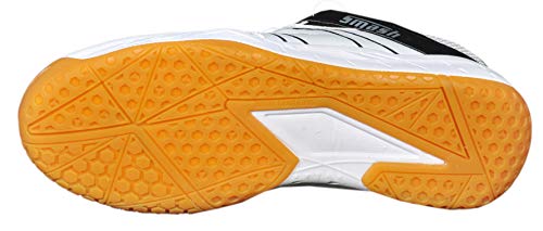 GBG Men`s Badminton Shoes 0751-White-Black-7