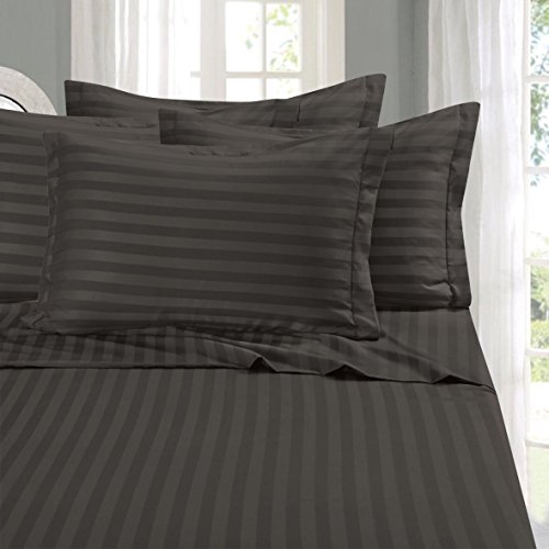 Elegant Comfort Best, Softest, Coziest Stripe Sheets Ever! 1500 Premier Hotel Q…