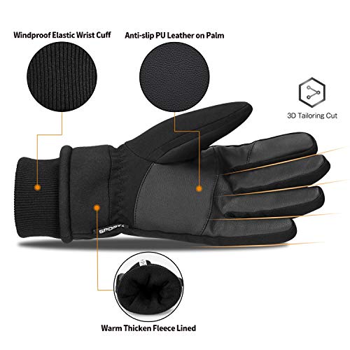 Cevapro -30â„‰ Winter Gloves Touchscreen Gloves Thermal Gloves for Running