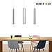 HomeFocus LED Pendant Lamp Light,Dinning Pendant Lamp Light,Hang Lamp Light,Bar Pendant Lamp Light,Kitchen Pendant Light,LED 5W 3000K Included,Metal,Satin Nickel.