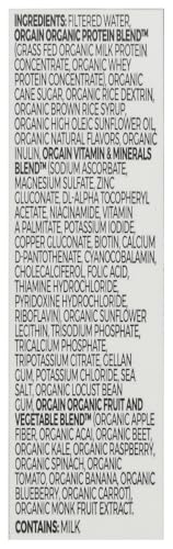 ORGAIN, NUTRI SHAKE SWEET VANILLA BEAN ORGANIC, 11 FL OZ