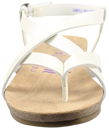 Blowfish Women's Granola Fisherman Sandal (11 B(M) US, White) - Thumbnail 2