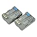 DSTE® 2x EN-EL3E Replacement Li-ion Battery for Nikon D70 D70S D80 D90 D100 D200 D300 D300S DSLR D700 Camera as ENEL3E