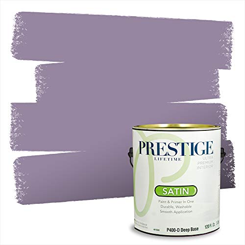 PRESTIGE Paints Interior Paint and Primer In One, 1-Gallon, Satin, Comparable M…