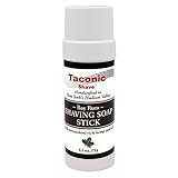Taconic Shave Bay Rum Shaving Soap Stick with Antioxidant-Rich Hemp Seed Oil 2.5 oz./71g