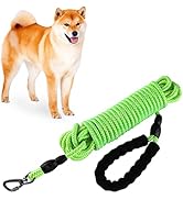 Amazon 21改良型 ロングリード 犬 ロングロープ 1 5m 目立つ緑色 犬 リード 小型犬 中型犬 大型犬 Limthe丸ロープ 犬 用散歩リード 絡まりにくい 犬のリード 長い Xiaz Xiaz ペット用品 通販