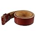 Gelante Genuine Full Grain Leather Belt Strap without Belt Buckle G2016-TAN-S
