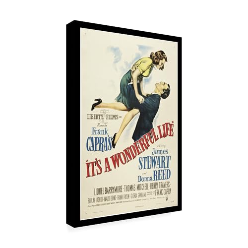 Trademark Fine Art - 'It s a Wonderful Life' Canvas Art - 24x16 at Amazon