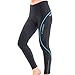 4ucycling Lambda Women's Black Foam Gel Padded Spring/Summer Cycling Compression Pants Tights
