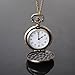 Bronze Vintage Eiffel Tower Paris Women Bronze Chain Necklace Pocket Watch By Chonlyshop