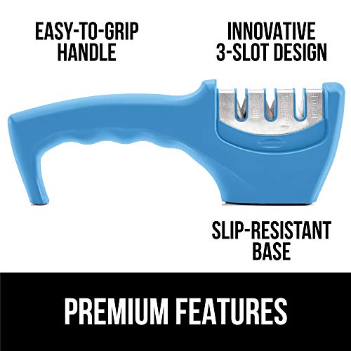 Gorilla Grip Original Premium Knife Sharpener, Professional Kitchen